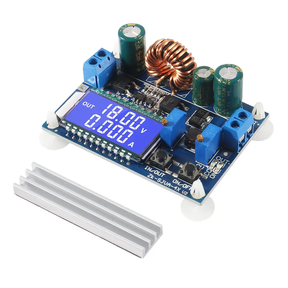 DC-DC Buck Boost Converter Module 5.5-30V to 0.5-30V 4A 35W Adjustable Step Up Down Voltage Regulator LCD Digital Voltmeter image 4