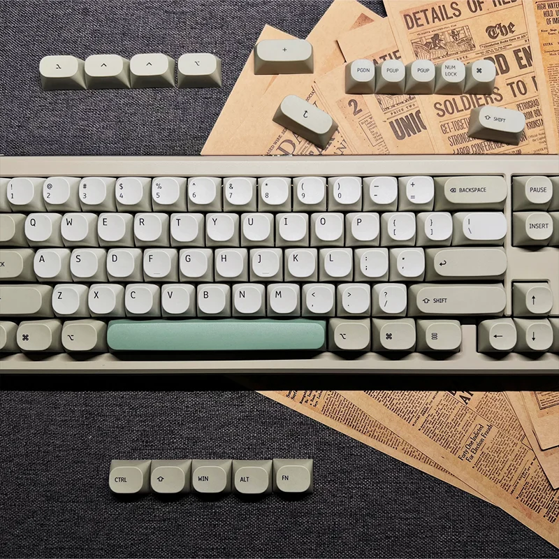 Idobao Retro ma Keycaps Teclado Mac Pbt Design Original para Teclado Mecânico Cherry mx Switches Simplism Key Caps - Imagem 6