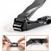 Nail Clipper Set File Stainless Steel Anti Splash Finger Cutter Manicure Tool Designer Catcher Ingrown Toenail Scissors Pedicure 5