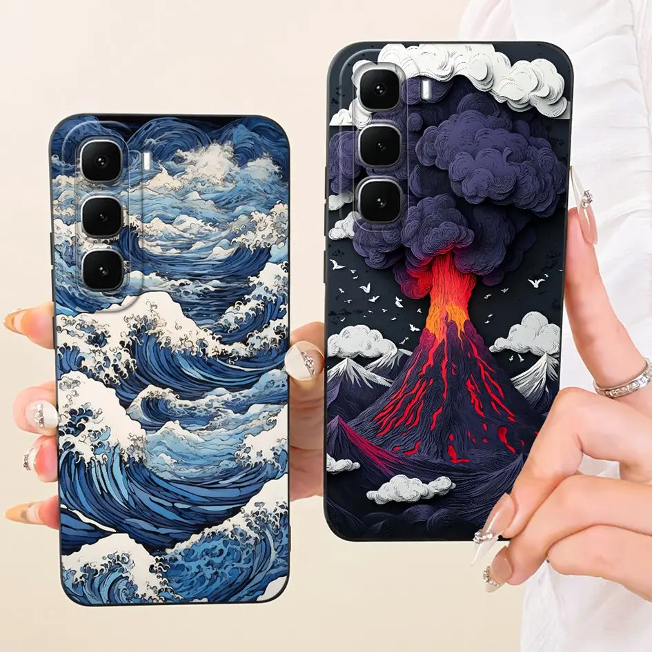 Cute Cartoon Candy Color Anti-Slip Silicone Phone Case with Lens Protection