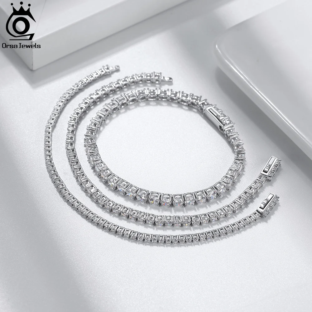 ブレスレット TATIANA Set Pearl and Silver Chain Bracelet SE0163 Pearl – Tatiana M Designs
