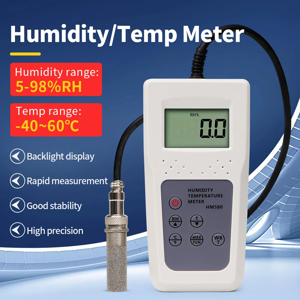 HM580 Digital Gas Temperature And Humidity Meter