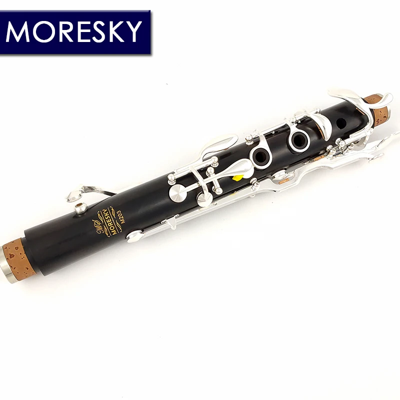 MORESKY Oehler System Ebony Turkish Silver Plated Keys Clarinet G Tune M203 clarinet woodwind instrument
