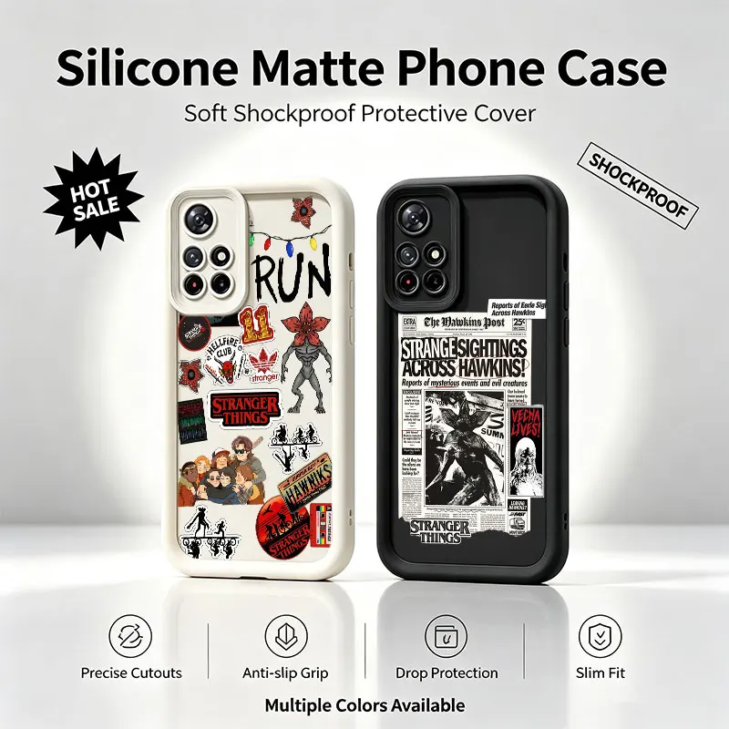 Stranger Things Shockproof Phone Case - Enhanced Protection Cover