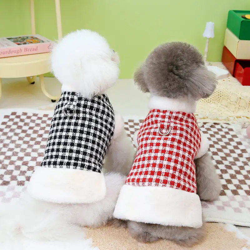 소형견용 린넨 코튼 코트, 겨울 코트, 따뜻하고 두껍고 방풍 기능이 있어 테디,..