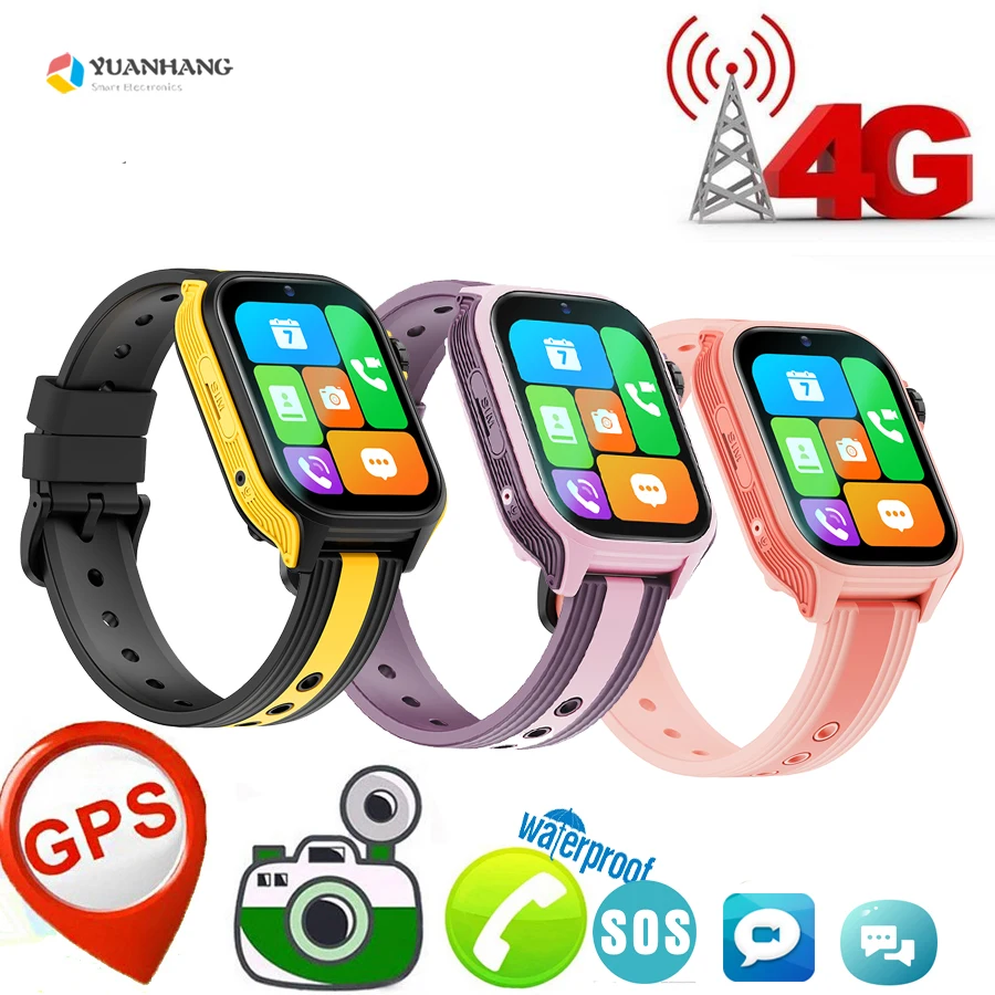 

Смарт-часы с GPS, Wi-Fi, кнопкой SOS и видео