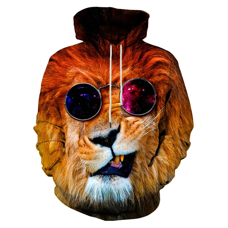 

Fashion Tiger 3D Hoodies Style Men Fashion Print Pattern Sweatshirts Autumn Long Sleeve Hip Hop Pullover With Pocket Streetwear