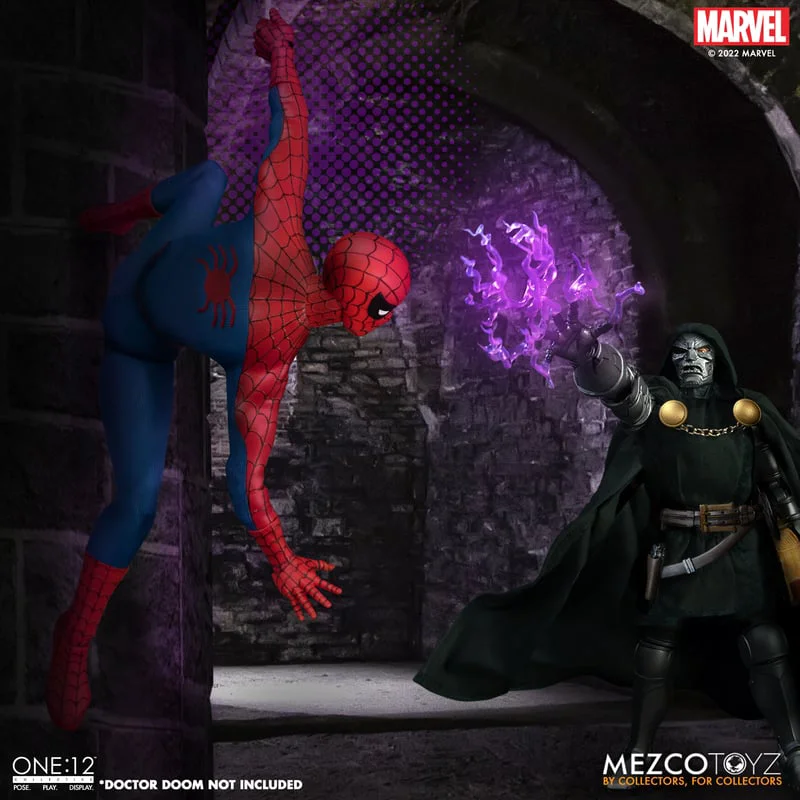 mezco スパイダーマン DLX「スパイダーマン：ファー・フロム・ホーム」+α Mezco-スパイダーマンのアクションフィギュア,オリジナルの