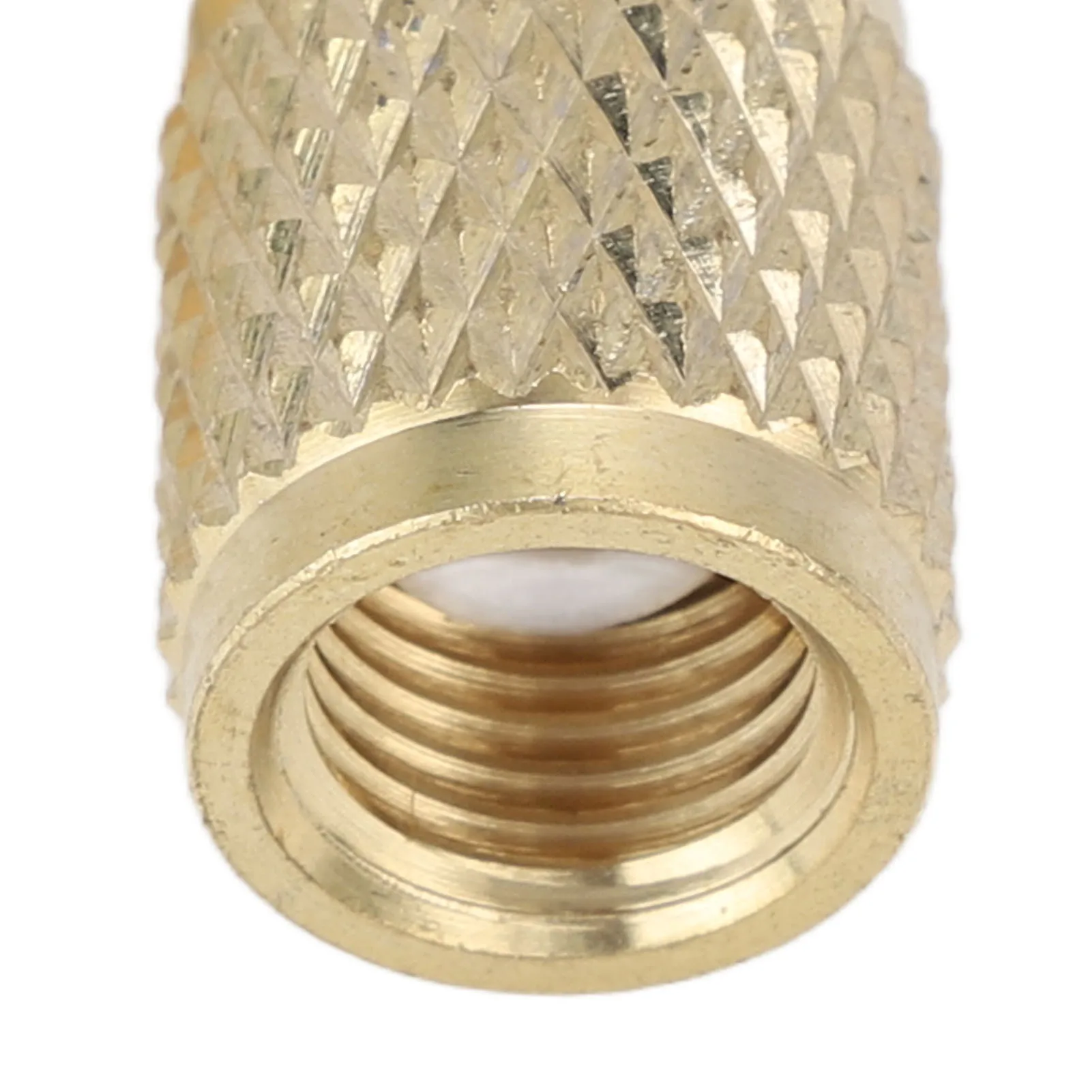 Air Conditioning Adapter Air Conditioner Connector Air Conditioner Parts Air Conditioning Accessories Conditioner Quick Coupler Tee Adapter Valve Core Brass 1/4in SAE Sturdy Structure HAVC Tee Adapter R22 R12 R134