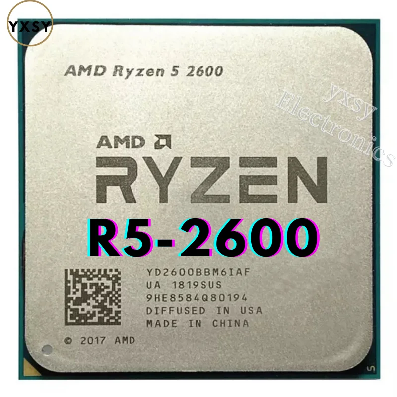 Amd ryzen 5 2600 processador seis core doze therads soquete am4 ...
