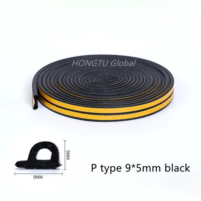 Self-Adhesive Soundproof Weatherproofing Foam Seal Strip