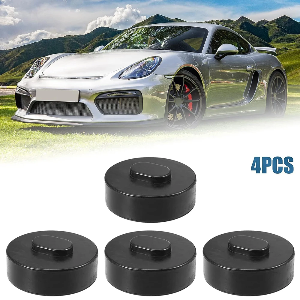 Jack Rubber Pad Anti-Slip Adapter Support Block Car Lift Tool 4Pcs For Porsche 911 964 991 993 996 924S Cayman Car Accessories rubber support block adapter car door rubber pads door shock absorber pads car door silicone pads pot protector pads
