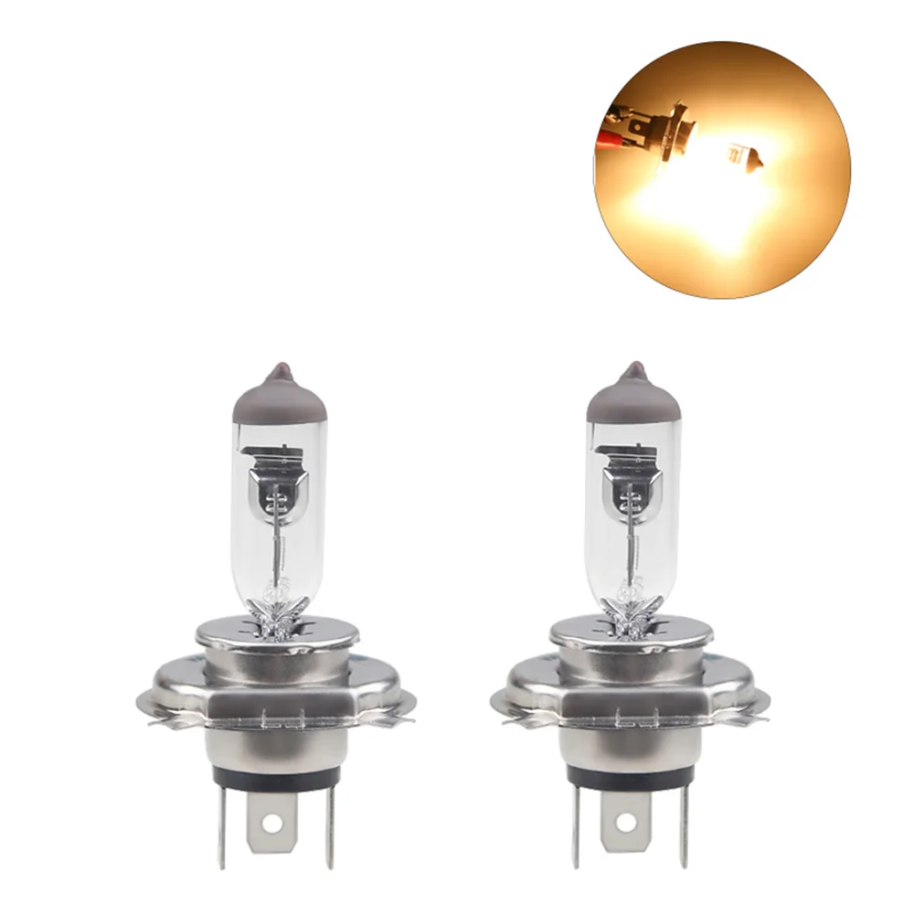 10Pcs H4 55W Halogen Xenon Car Light Bulb 12V 4300K High Low Beam Car Headlight Lamb Factory Price Car Styling Parking  H4 Coche 3