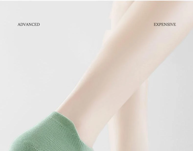 6 Paar kurze Damensocken aus Baumwolle, rutschfeste Knöchel-Bootssocken, atmungsaktive, lässige Sportsocken für Damen, Sommer, dünne, niedrig geschnittene Socken – Detail 1