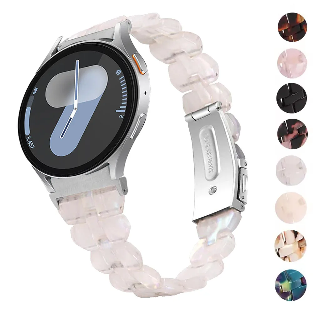 Elegant Women's Resin Bracelet Smartwatch Wristband