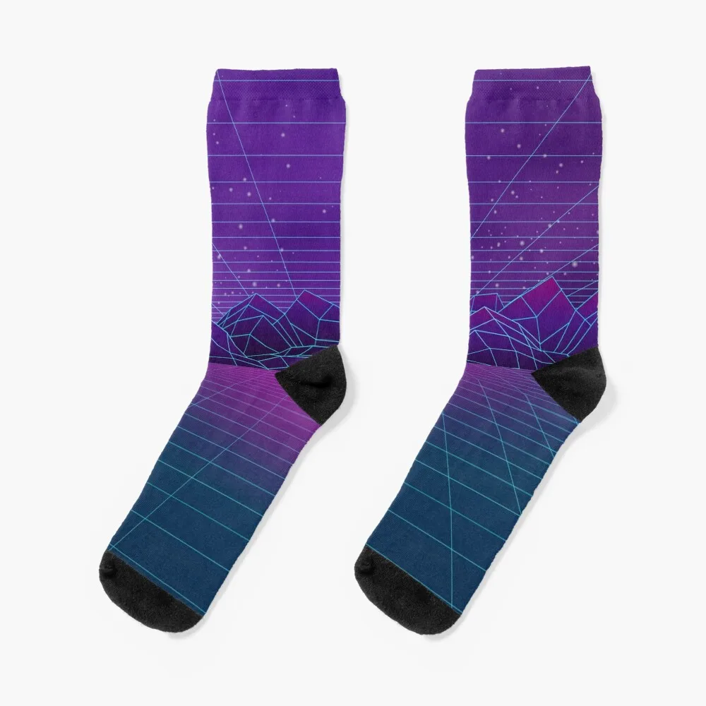 Inside the Synthwave Space Socks colored socks custom socks Boy Child Socks Women's 2021 new 24 colors full size dry crayons school supplies colored pencil drawing all for age wood safe child fast delivery hot