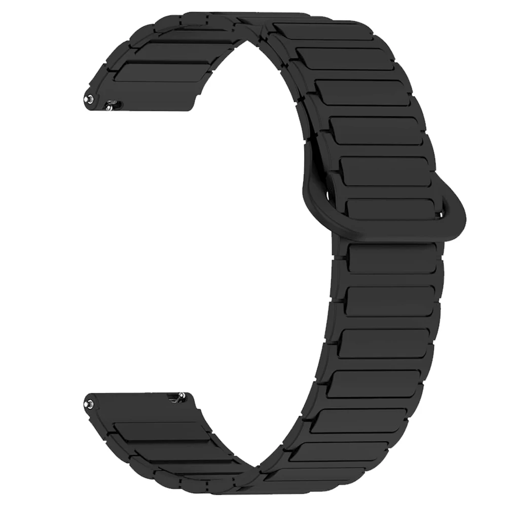 Magnetic Loop Silicone Smartwatch Strap - 22mm Adjustable Band