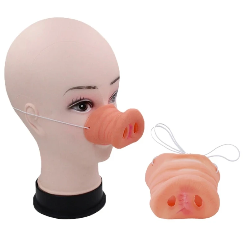 Masquerade Mask, Funny April Fool's Day Jokes Sausage Thick Big Mouth Halloween Horror Latex Mask