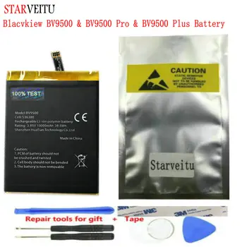 Battery for Blackview BV9500 Plus, BV9500 Pro, BV9500 Battery, 10000mAh, Original Mobile Phone Batteries, 100% Tested