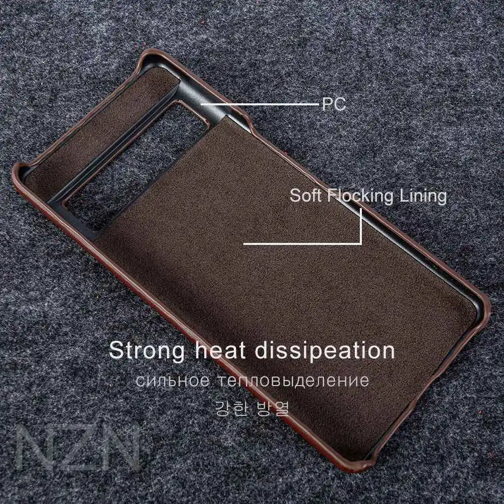 Luxury Oil Wax Genuine Leather Case - Premium Protective Cover