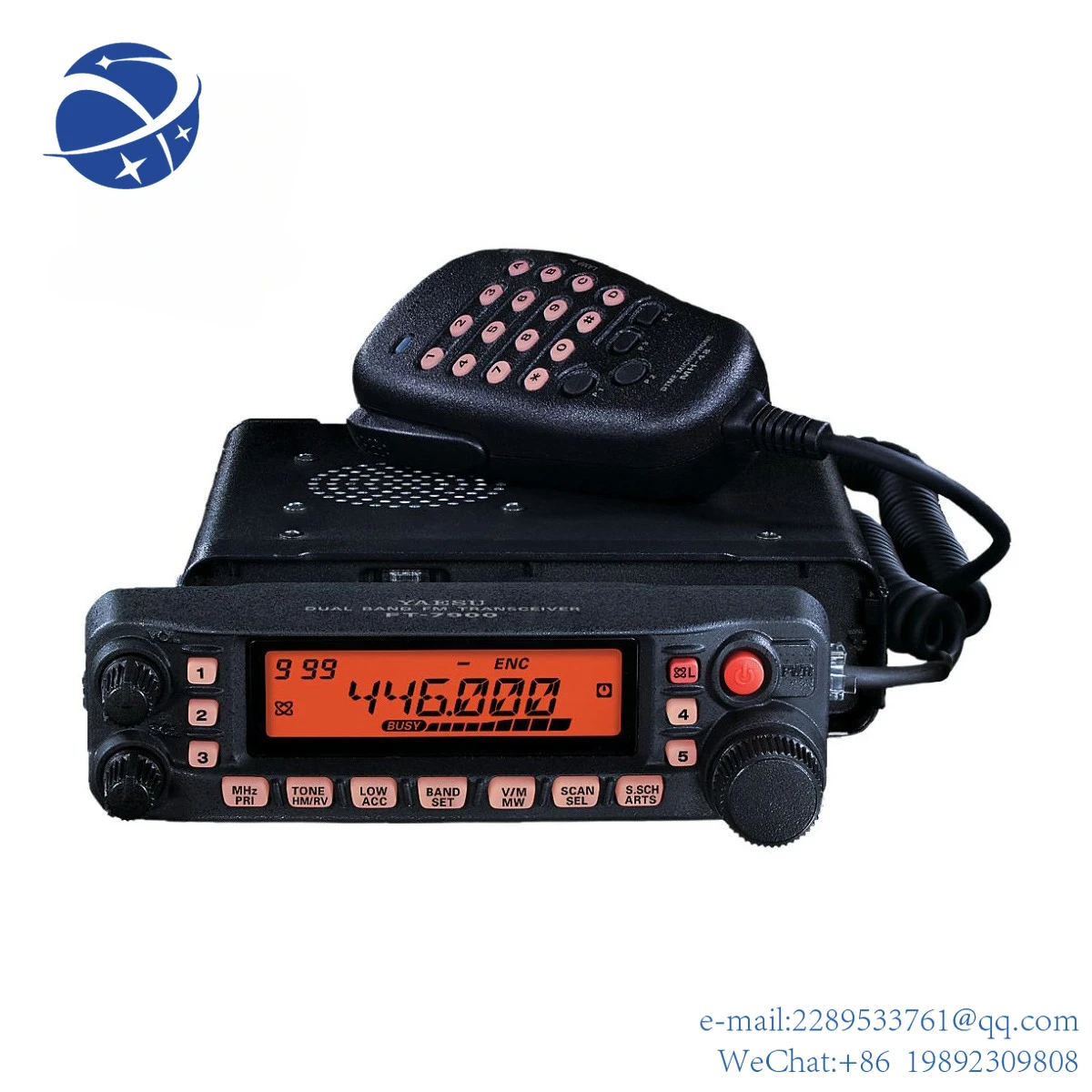 Yyhc Ft-7900R 50W Dual Band Mobile Radio Ricetrasmettitore Fm Ricetrasmettitore Vhf Uhf Versione Di Fascia Alta Per Yaesu