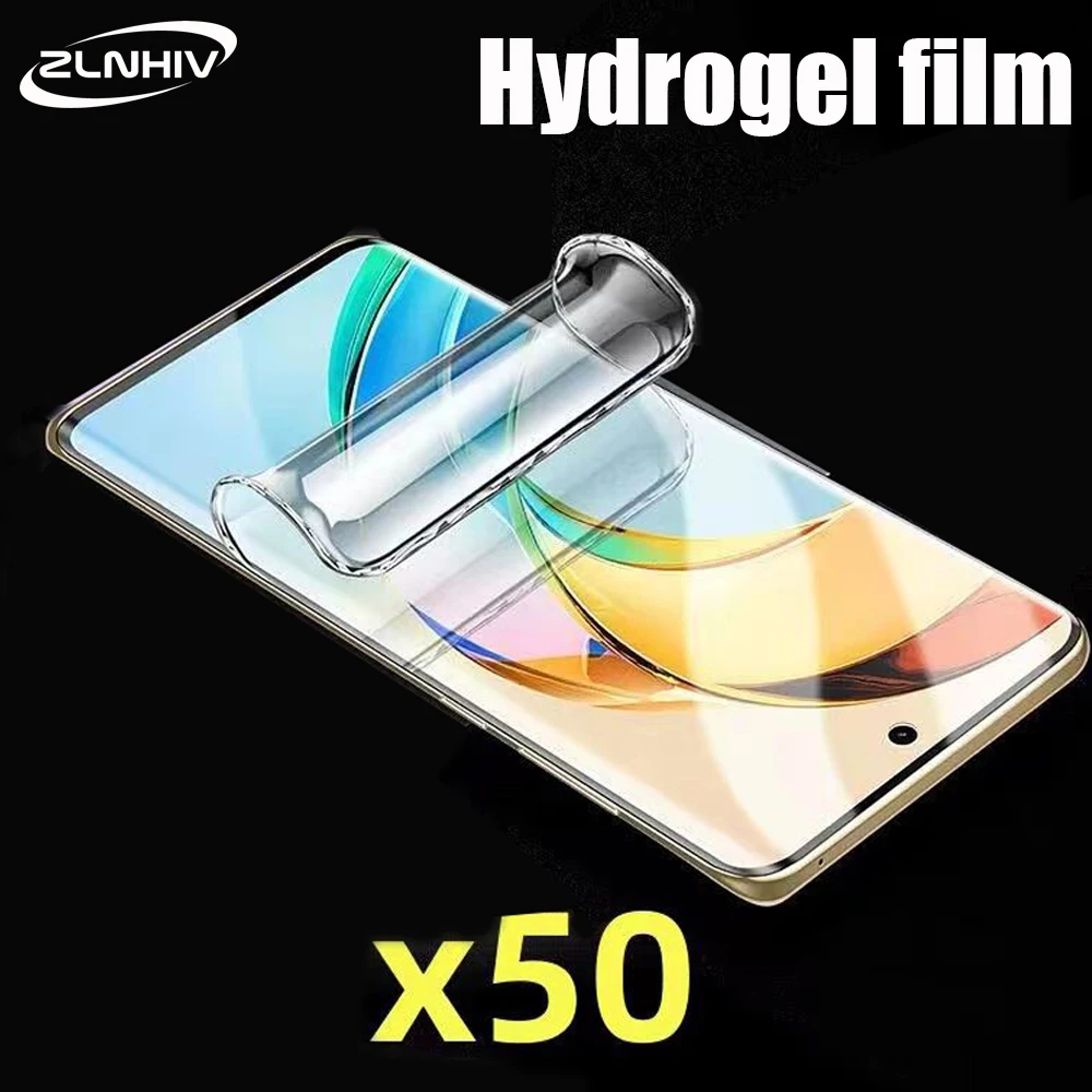 

Zlnвич для Honor 90 80 GT 70 lite 60 SE 50 pro plus плоская X50 X50i Гидрогелевая пленка с защитой от голубого света, не стеклянная защита экрана телефона