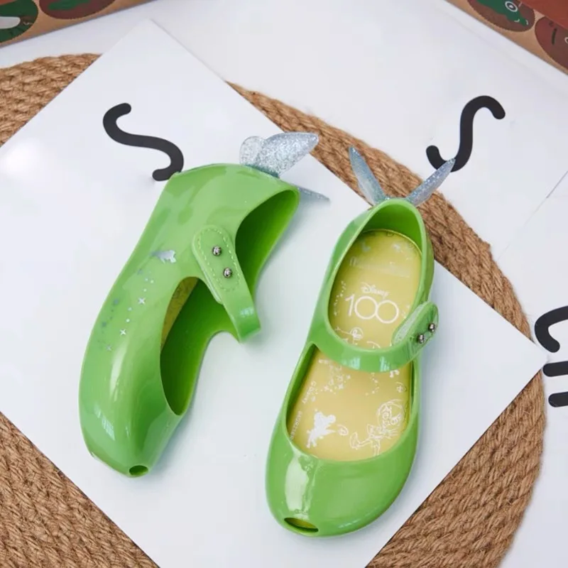 Mini Melissa Brazil Children's Shoes Summer 2024 New Girls' Bow Camellia Jelly Sandals Baby Kids Princess Jelly Beach Shoes Todd 2