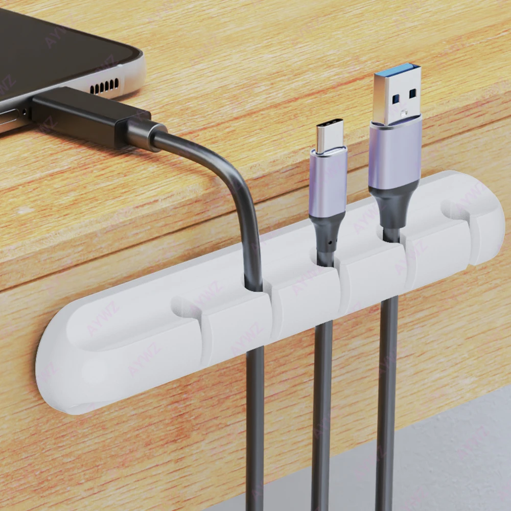 Adhesive Cable Holder Clips for Efficient Cord Management and Organization