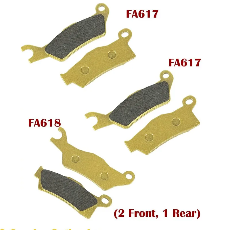 

Front & Rear Brake Pads Ceramic Fits For Can-Am Outlander EFI XT XT-P XMR DPS Max XT/XT-P/XMR/DPS 450/570/650/800R/850/1000