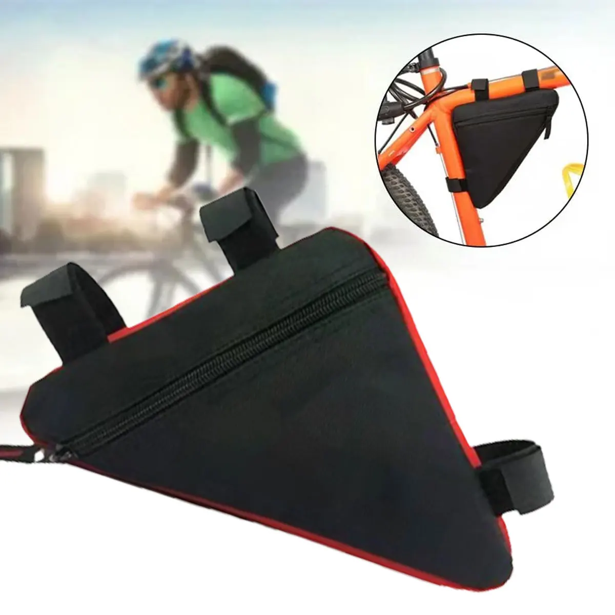Waterproof Bicycle Triangle Bag for Storage & Tools