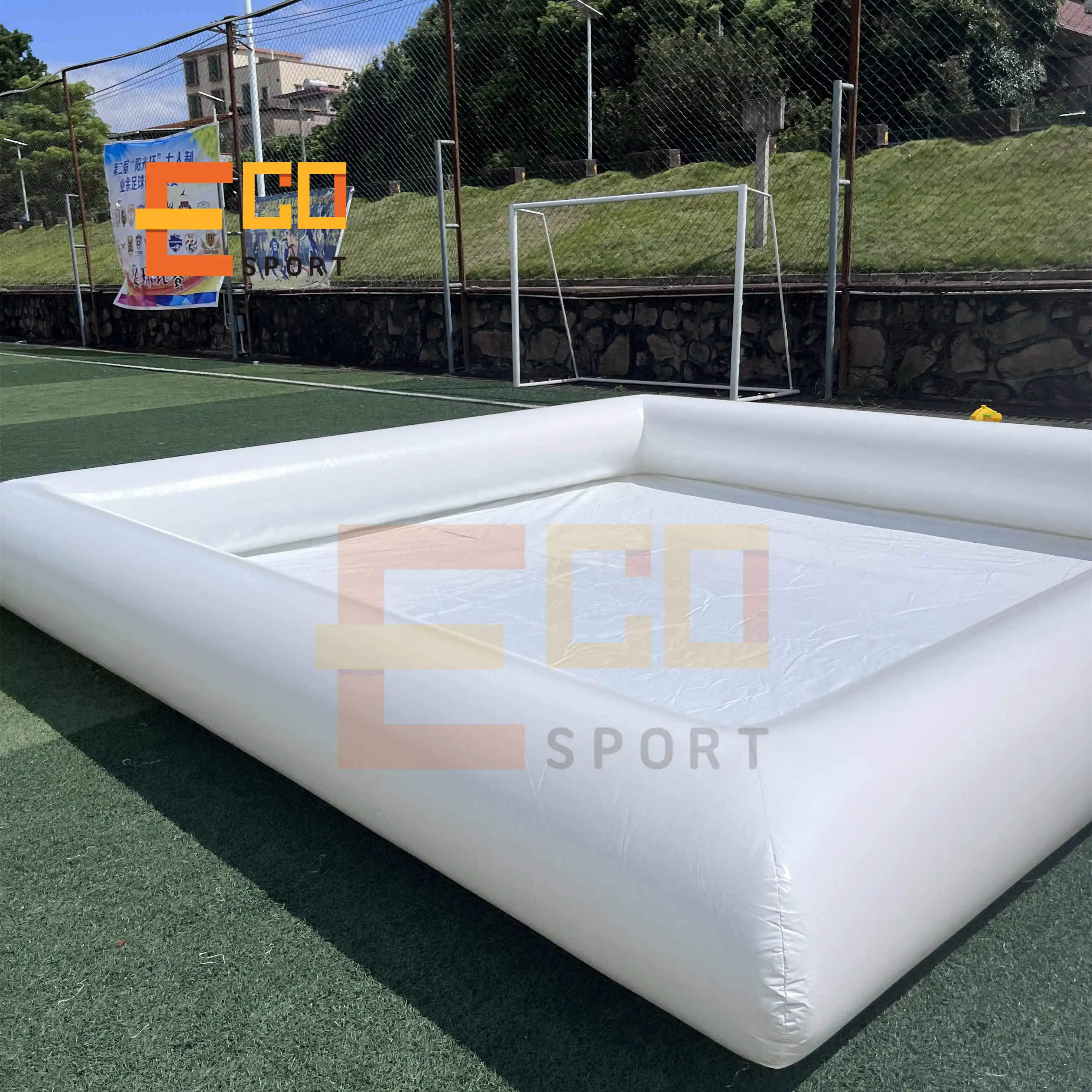 10/13/16ft Kids soft play Inflatable Bumper Car Race Track with mat Sport Game Air Racing Inflatable Track Outdoor Amusement 3