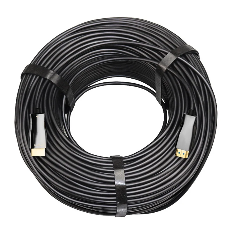 Cabo Óptico de Fibra Hdmi 4k 60hz Extensão de Alta Velocidade 18gbps Hdr Macho para Macho para Ps5 pc Hdtv Projetor Monitor