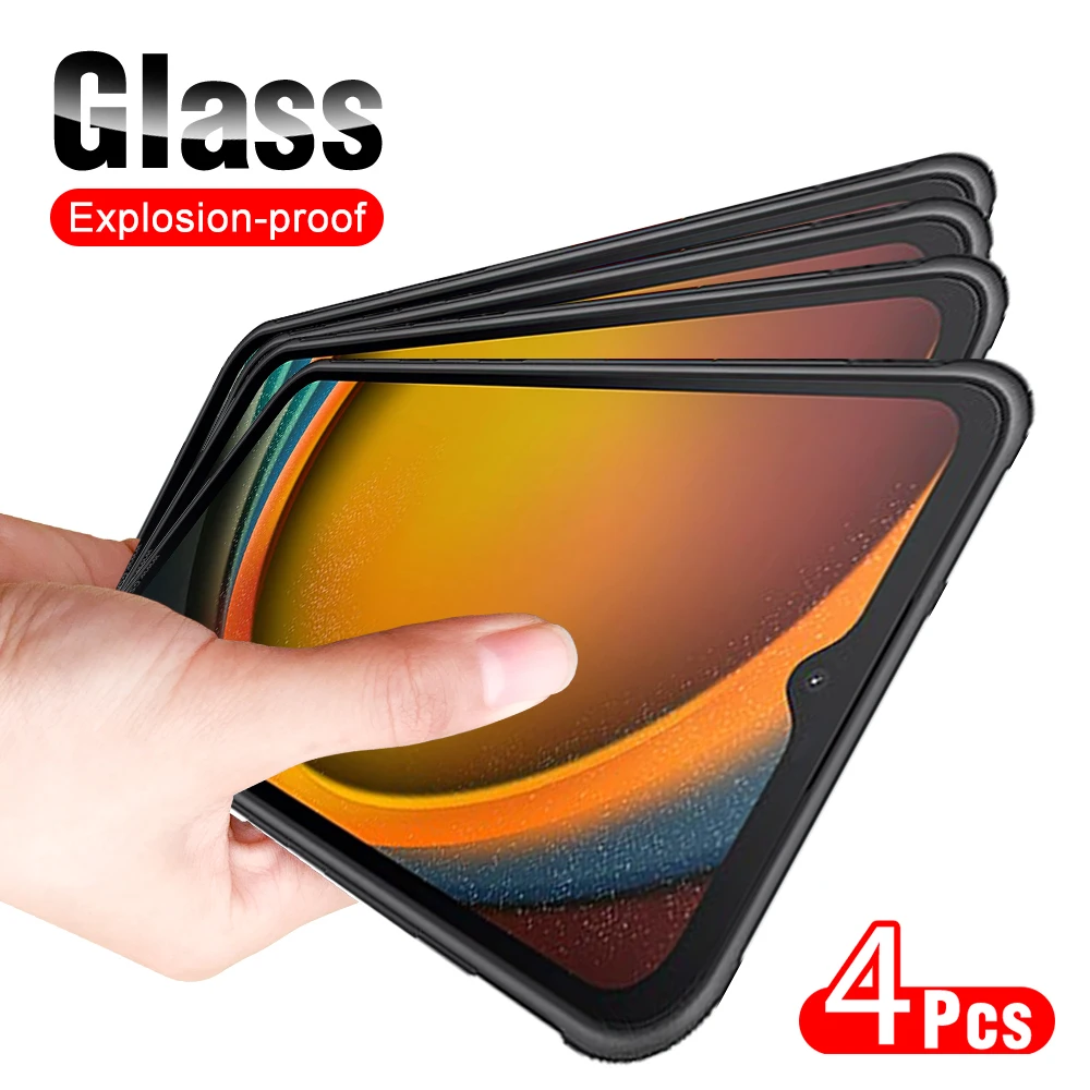 

4pcs Clear protective glass For Samsung Galaxy Xcover7 samsun X cover 7 screen protector sansung xcover 7 6.6'' Tempered Glass