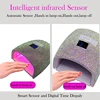 Nail Lamp with Rhinestones 66W UV LED Lamps for Nails Rechargeable UV Light For Nail Wireless Gel Polish Curling Manicure Tools 4