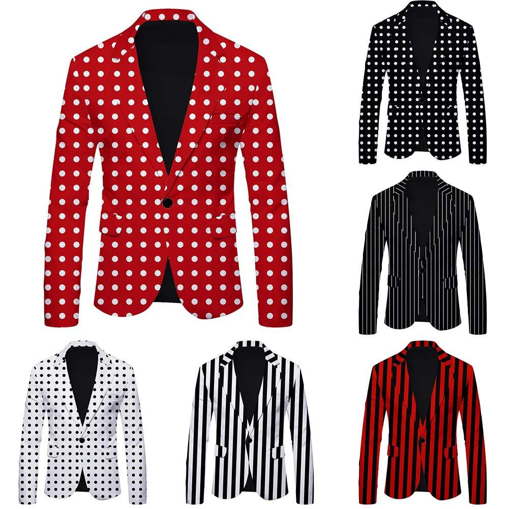 Description Picture 3 of itemMen Casual Suit Coat Formal Suit Blazer Autumn Fall Spring Regular Clothing Business Blazer Male Button Tops New