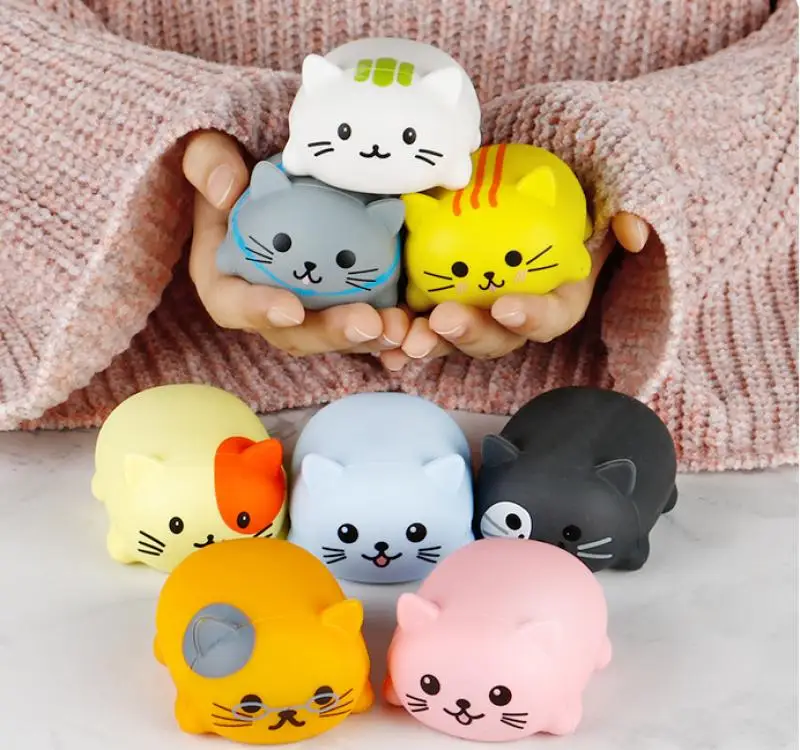 Japanese Style Creative Cat Chorus Decompression Music Toy Children Girls Birthday Gift Mini Portable Musical Instrument