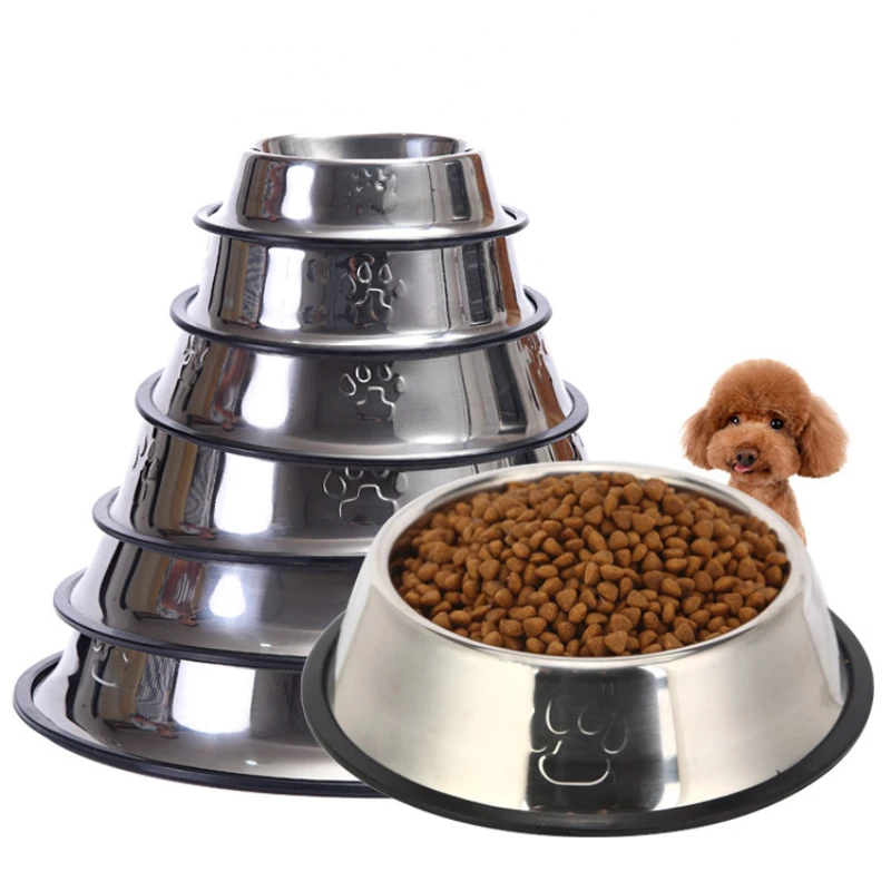 QualityPawStainlessSteelDogBowlAntiGulpingSlowFeederSafe