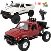 WPL C24 C14 C24-1 Controlled Cars Off-Road RC Car 1:16 RC Crawler Military Truck Electric Car Truck 4WD Battery Power Car 1