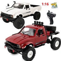 WPL C24 C14 C24-1 Controlled Cars Off-Road RC Car 1:16 RC Crawler Military Truck Electric Car Truck 4WD Battery Power Car 1