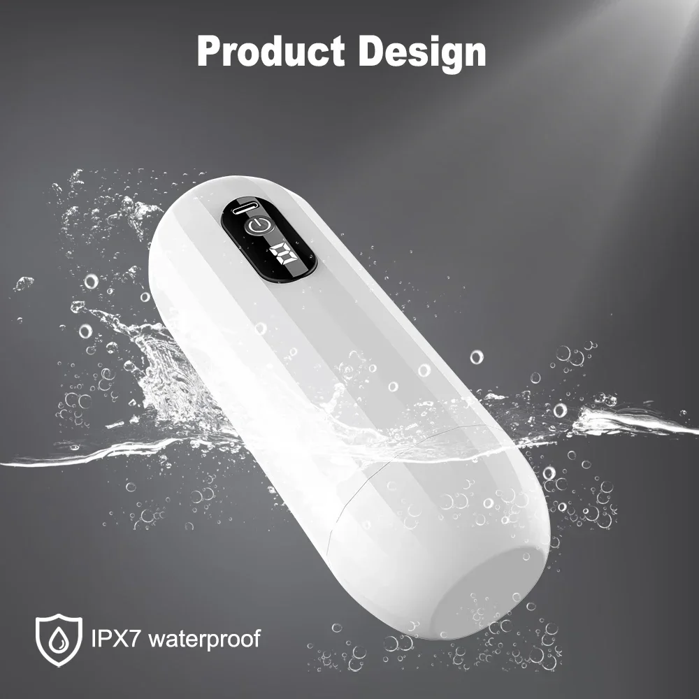 Automatic Sucking Male Masturbator Vibration Blowjob Machine Masturbation Cup Pocket Pussy Penis Pump SexToy Adult Goods For Men_voghion.com