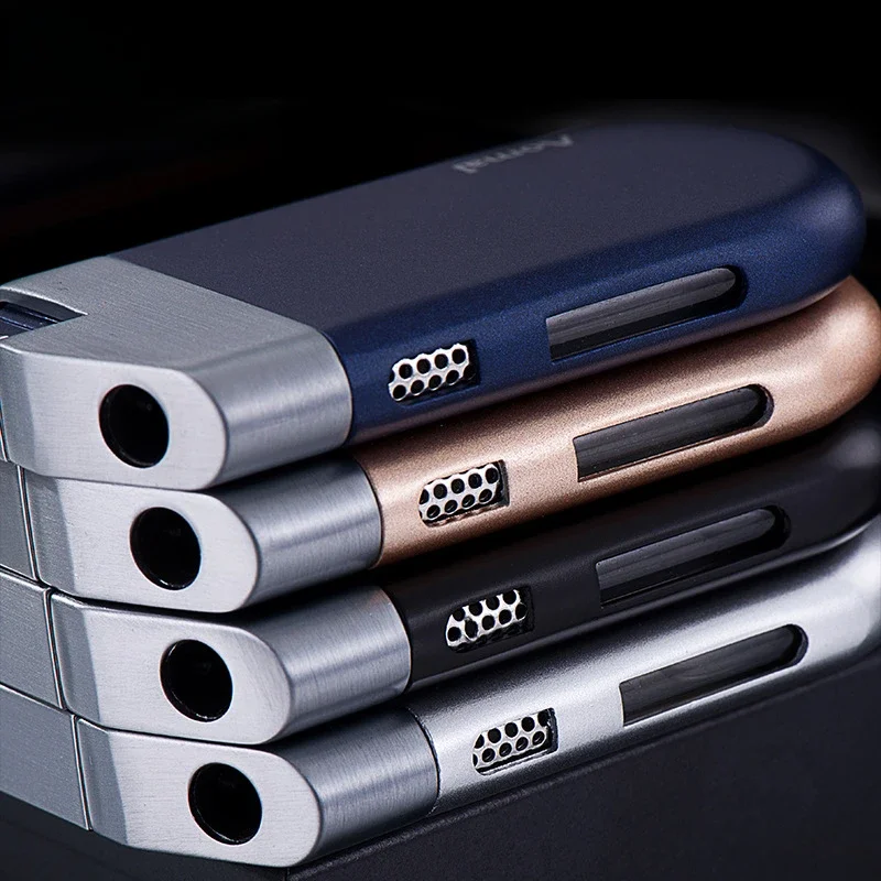 Description Picture 5 of itemNew Classic Pipe Slanted Fire Straight Rush Lighter Metal Windproof Inflatable Creative Cigarette Lighters & Smoking Accessories