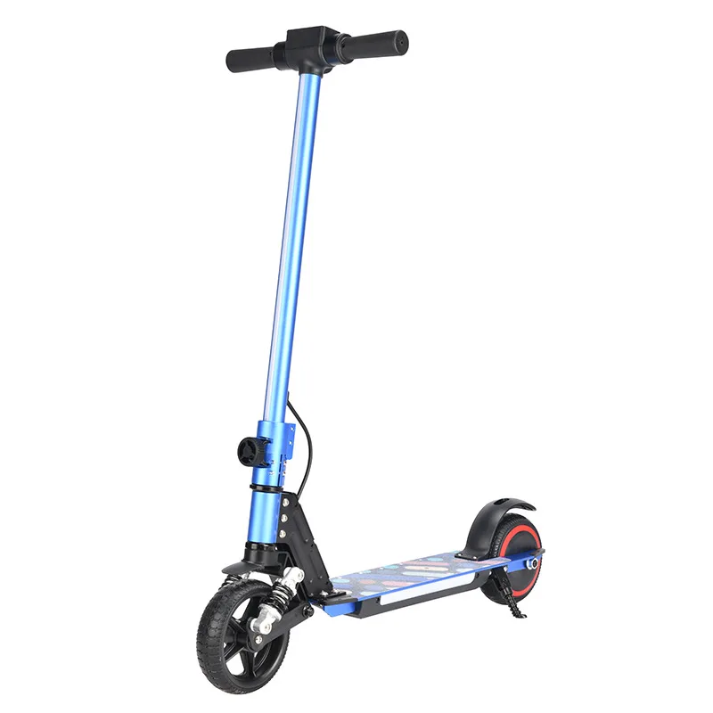 전동스쿠터 kids' electric scooter 6-12 with shock-absorbing foldable aluminum mini hulajnogi elektryczne elektrische step scooter