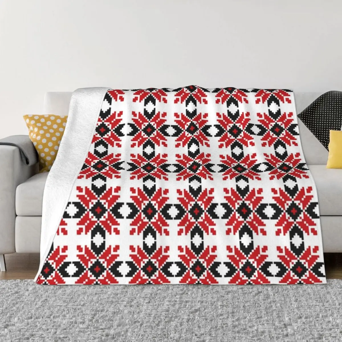 

Eastern Europe Pattern, Traditional Folk, Folklor Throw Blanket blankets ands valentine gift ideas Blankets