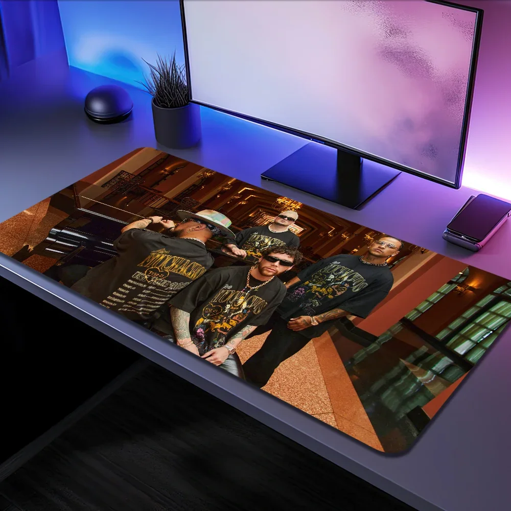Band P-Piso 21 LOS MUCHACHOS S Mousepad Keyboard Mats Office Large Mouse Mat Computer Game Big Anti-slip Rubber PC Mice Mat 3