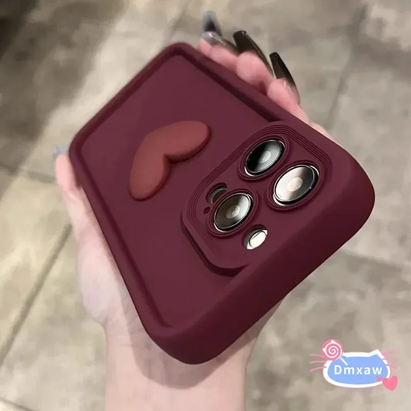 ل ممن لهم A3X A3 A60 A40 A40M A80 Realme 13 12 برو زائد 11 NFC 12X 11X C67 C63 C61 V50 Narzo 60X N63 جراب هاتف الحب غطاء القلب