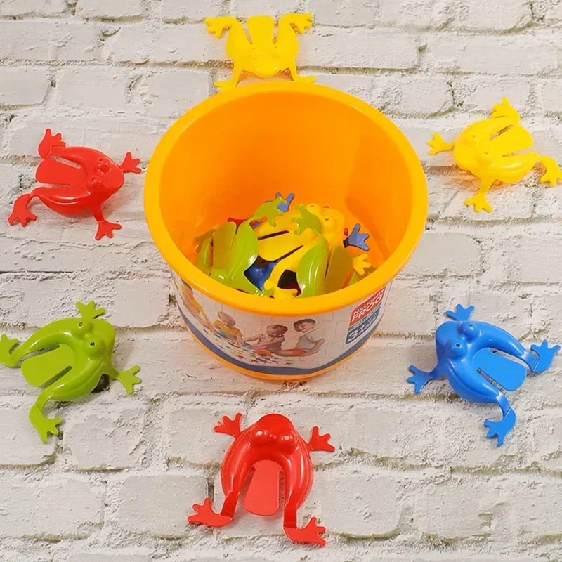 10/50pcs Colorful Jumping Frog Toys Kids Children Assorted Stress Relief Anxiety Early Educational Insect Games Party Favor Gift - Bilde 4