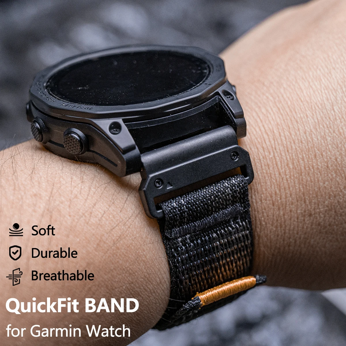 QuickFit Durable Nylon Watch Strap - Tactical Band