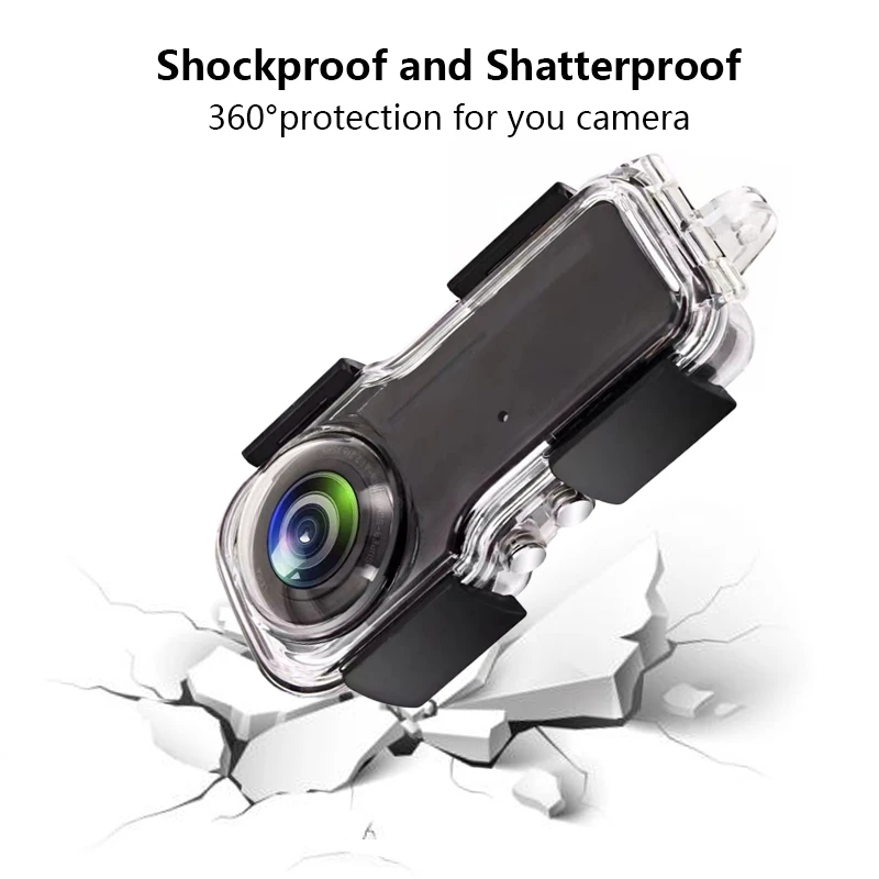 Insta360 One RS 1인치 360 에디션용 40m 수중 방수 하우징 케이스 Insta360 액션 카메라용 보호 커버 쉘