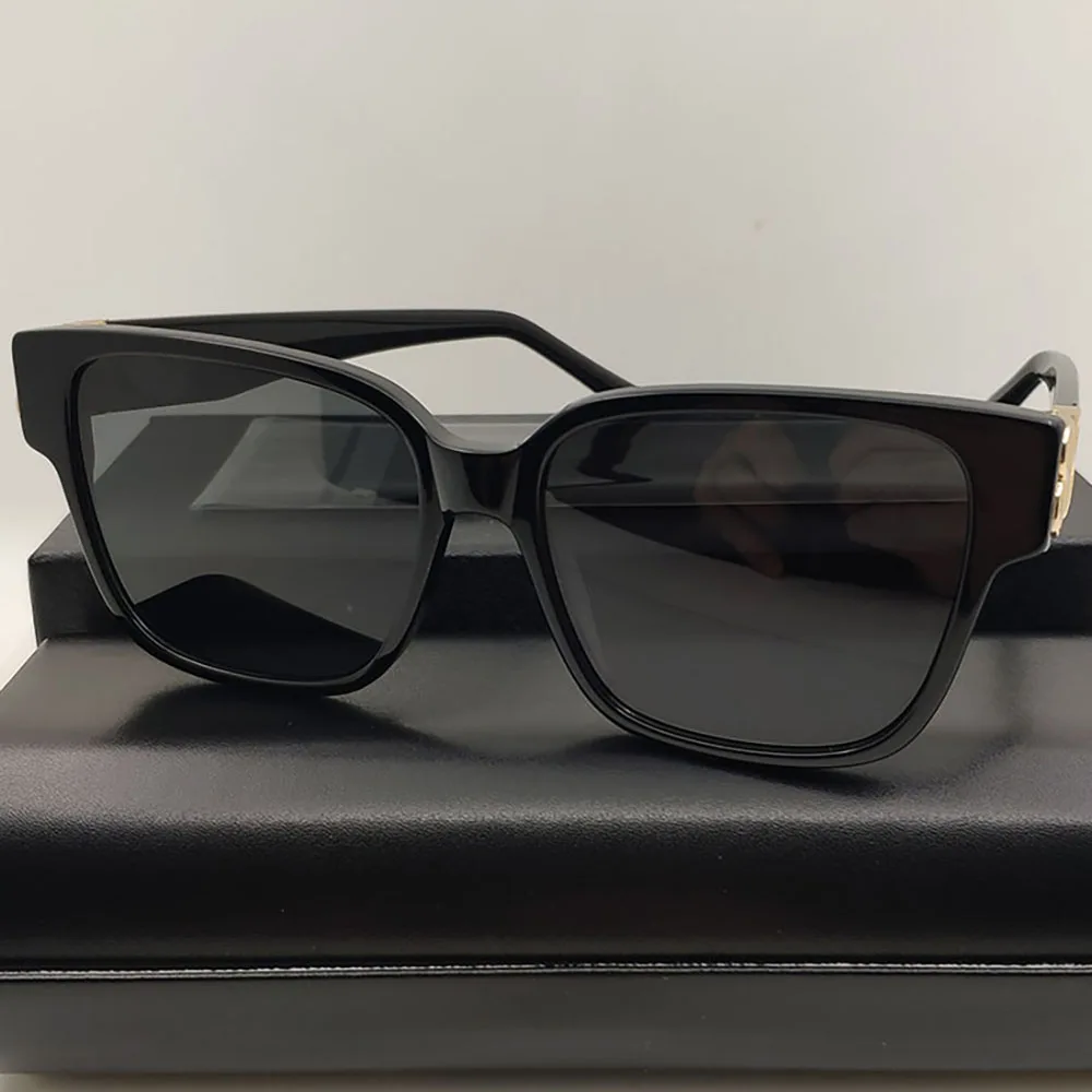 

2022 New Acetate Women Black Sunglasses For Men Weird Brand Designer Party Girls Trending Hot Products Square For Sun Glasses
