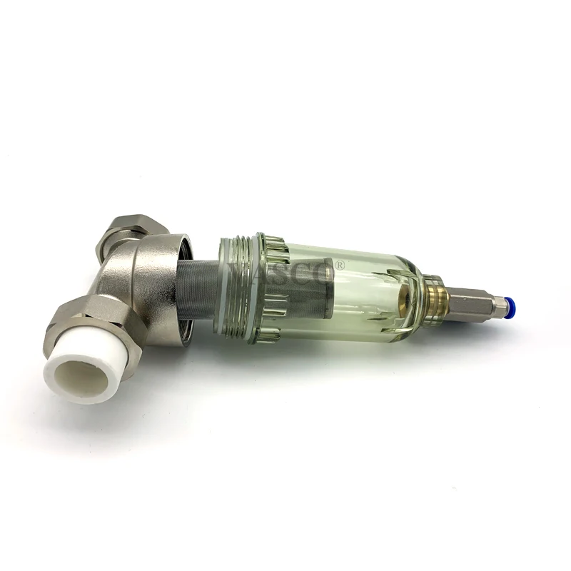 

Фильтры для очистки осадка всего дома из нержавеющей стали, латунные фильтры для очистки воды, фильтры для обратной промывки со скребком